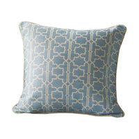 HKM-936851 American Living Room Throw Pillow - Cotton Cushion Cover, 50x50cm, Beige, Orange, Yellow, Green, Sky Blue, Dark Blue