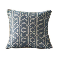 HKM-936851 American Living Room Throw Pillow - Cotton Cushion Cover, 50x50cm, Beige, Orange, Yellow, Green, Sky Blue, Dark Blue