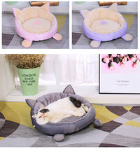 HKM-936851 Cozy Removable Washable Plus Velvet Cat Nest Pad in Cotton - Available in M and L Sizes