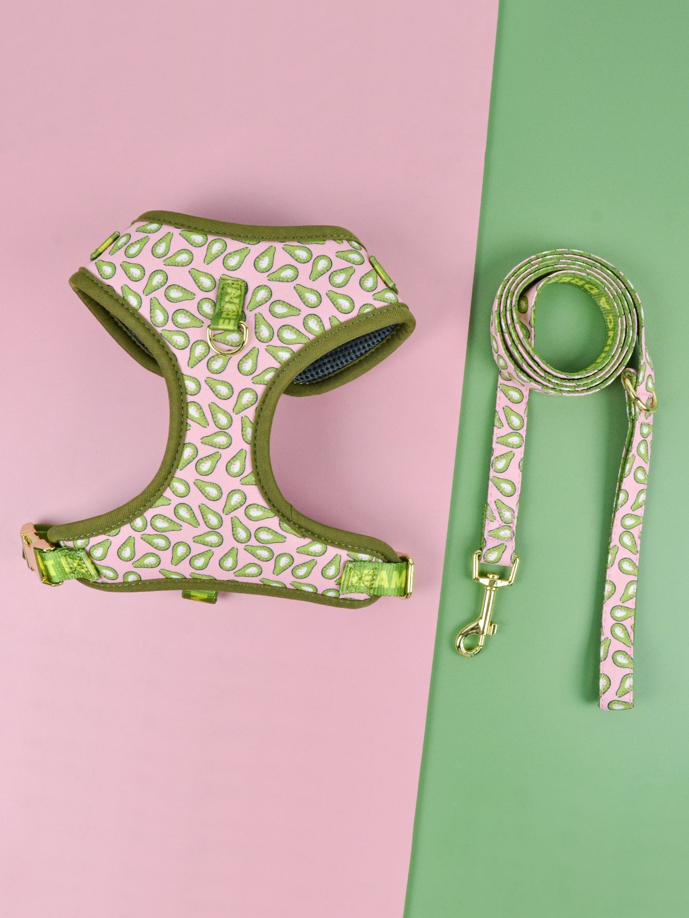 HKM-936915 Pet Chest-Back Leash Set for Medium and Large Dogs in Various Colors
