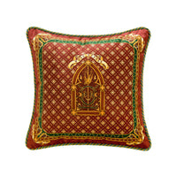 HKM-937107 Plush European Style Cushion Cover with Plant Pattern – Various Sizes Available