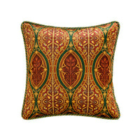 HKM-937107 Plush European Style Cushion Cover with Plant Pattern – Various Sizes Available
