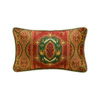 HKM-937107 Plush European Style Cushion Cover with Plant Pattern – Various Sizes Available