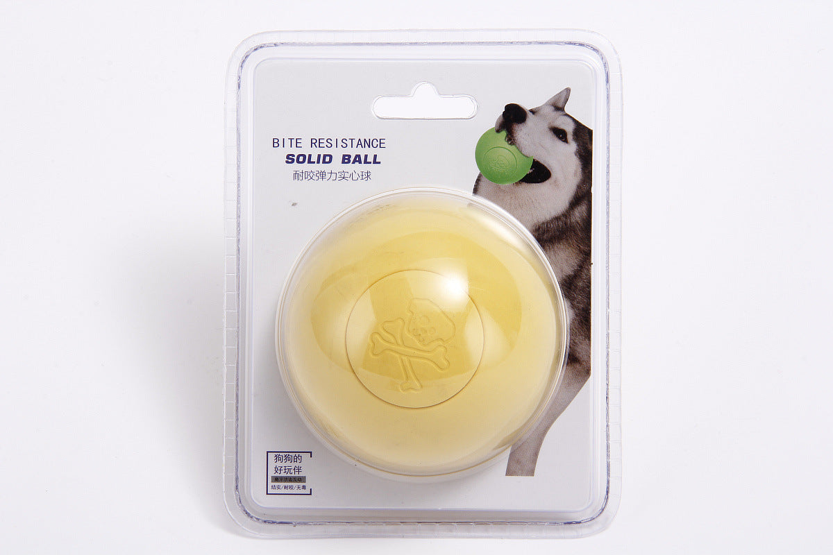 HKM-937171 Rubber Pet Solid Bouncy Ball Dog Toy