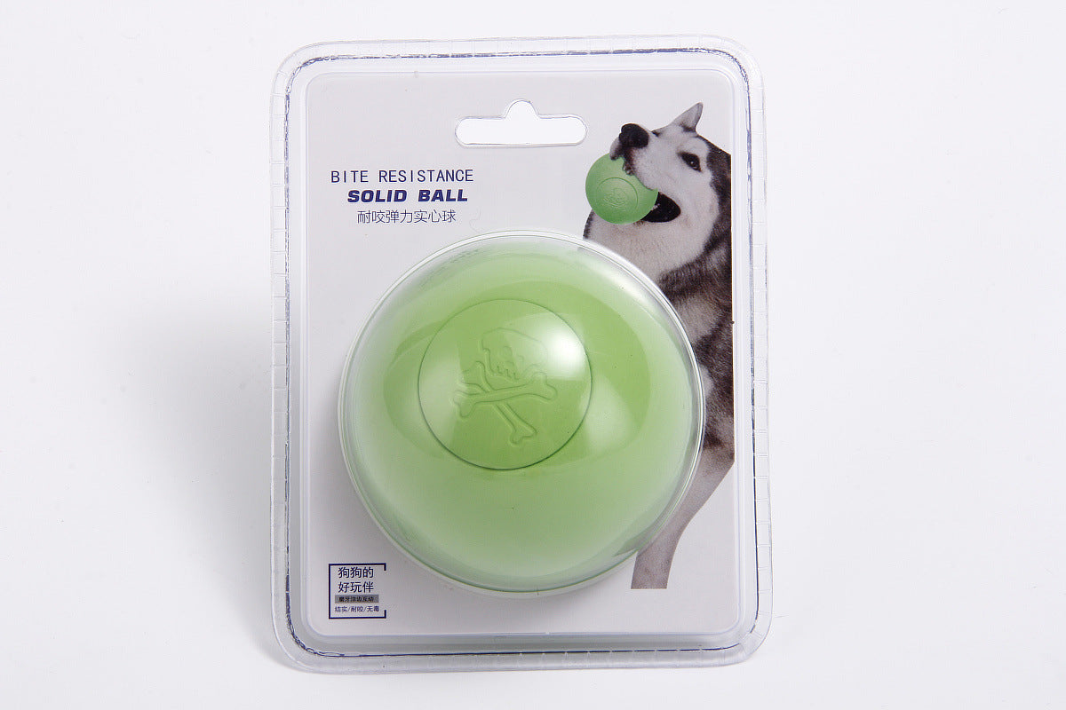 HKM-937171 Rubber Pet Solid Bouncy Ball Dog Toy