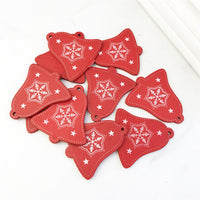 HKM-937171 Wooden Christmas Ornaments DIY Gift Pendants - 5cm Cute Cartoon Design