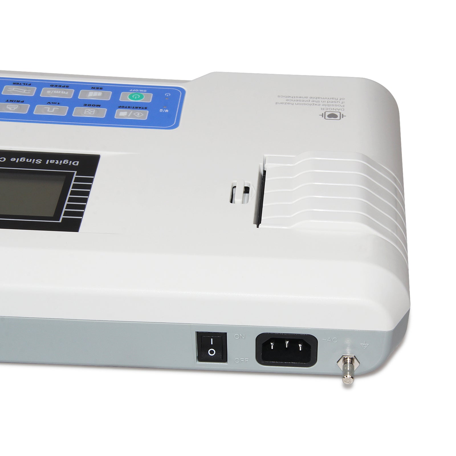 HKM-937235 Single Channel 12 Lead Electrocardiograph with Thermal Printer and Multi-Language Support