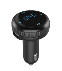 HKM-937299 Bluetooth MP3 Transmitter with USB Fast Charge for Vehicles - Compact and Stylish Design