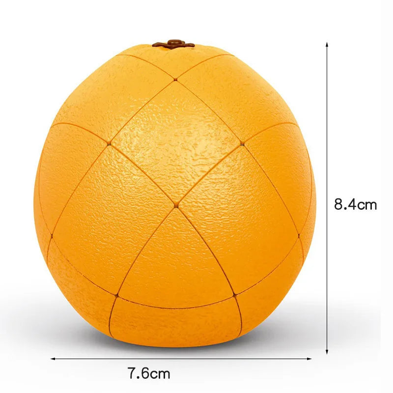 HKM-937299 Fruit-Shaped ABS Puzzle Cube - Creative Educational Toy for Kids, 3x3x3 Magic Cube, Ideal for Ages 3 and Up