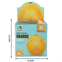 HKM-937299 Fruit-Shaped ABS Puzzle Cube - Creative Educational Toy for Kids, 3x3x3 Magic Cube, Ideal for Ages 3 and Up