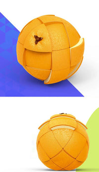 HKM-937299 Fruit-Shaped ABS Puzzle Cube - Creative Educational Toy for Kids, 3x3x3 Magic Cube, Ideal for Ages 3 and Up