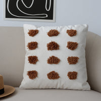 HKM-937619 Modern Geometric Pattern Tufted Cushion Bag for Living Room - 45x45cm