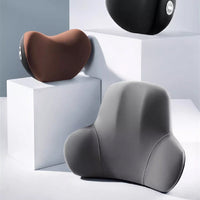 HKM-937683 Ergonomic Lumbar and Headrest Cushion for Car, Home, and Office