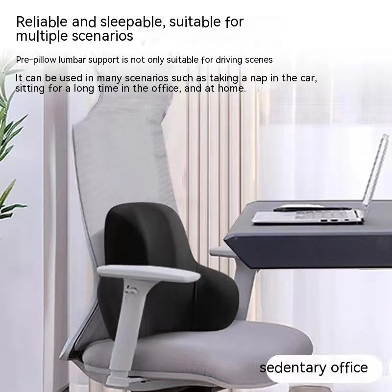 HKM-937683 Ergonomic Lumbar and Headrest Cushion for Car, Home, and Office