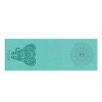HKM-937939 Non-Slip Yoga Mat Towel for Meditation, Dancing, and Fitness - Available in 5 Stylish Designs (160x80cm, 2mm Thick)