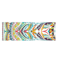 HKM-937939 Non-Slip Yoga Mat Towel for Meditation, Dancing, and Fitness - Available in 5 Stylish Designs (160x80cm, 2mm Thick)