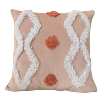 HKM-938003 Three-Dimensional Tufted Pillowcase for Sofa and Bedside - 45x45cm Polyester Fiber Insert