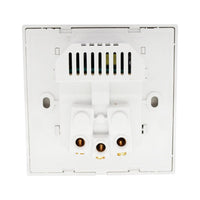 HKM-938067 Child-Safe Socket with Easy Installation - 16A/25V, White/Black, 86*86mm
