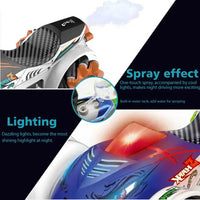 HKM-938131 Flash Spray Shark 2.4GHz Remote Control Stunt Car with Light and Music, Electric Drift Truck for Indoor and Outdoor Fun