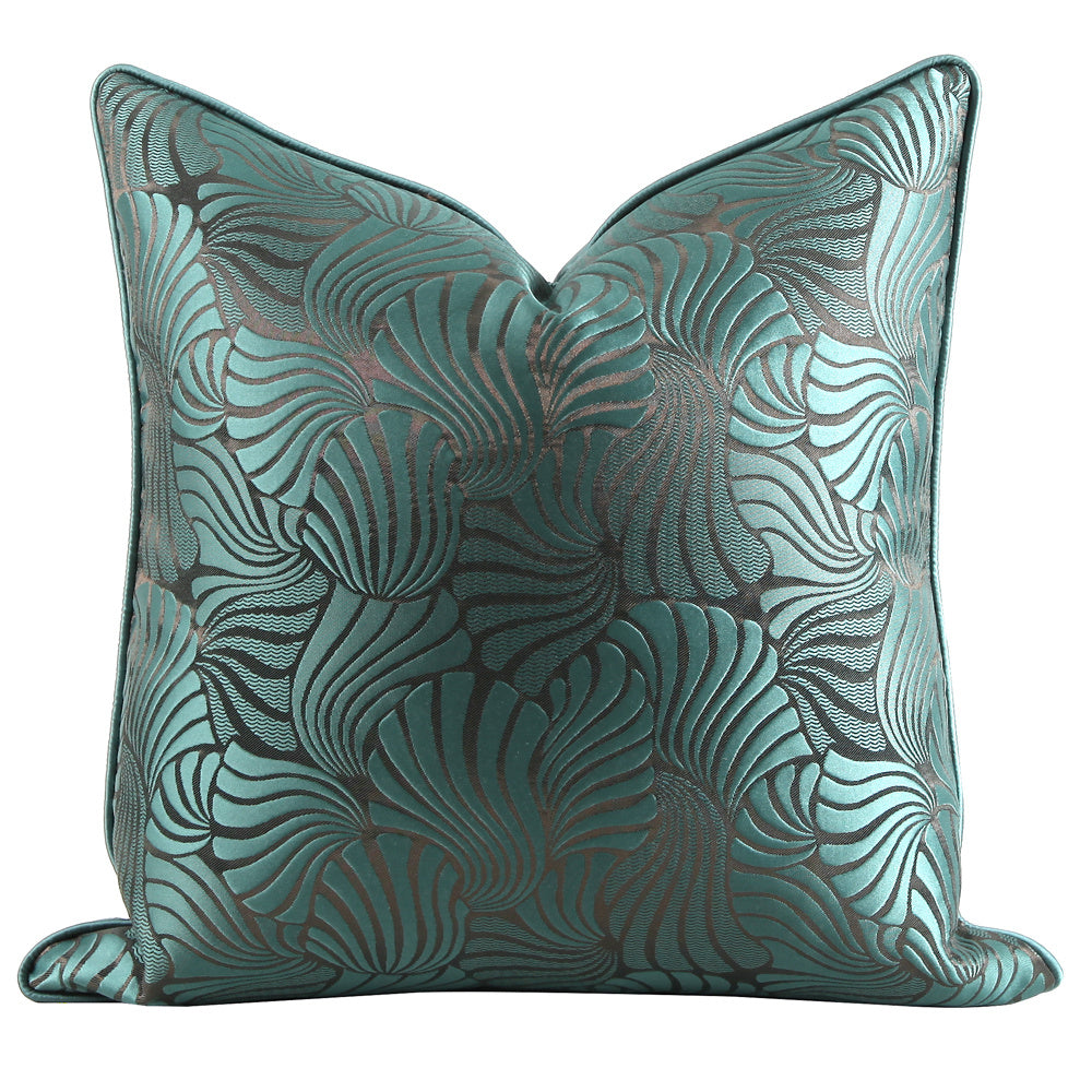 HKM-938259 Modern Landscape Pillowcase in New Wine Red, Dark Green, Coffee, and Silver Gray, Multiple Sizes Available