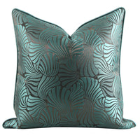 HKM-938259 Modern Landscape Pillowcase in New Wine Red, Dark Green, Coffee, and Silver Gray, Multiple Sizes Available