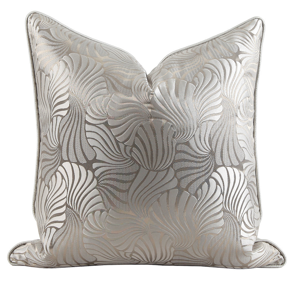 HKM-938259 Modern Landscape Pillowcase in New Wine Red, Dark Green, Coffee, and Silver Gray, Multiple Sizes Available