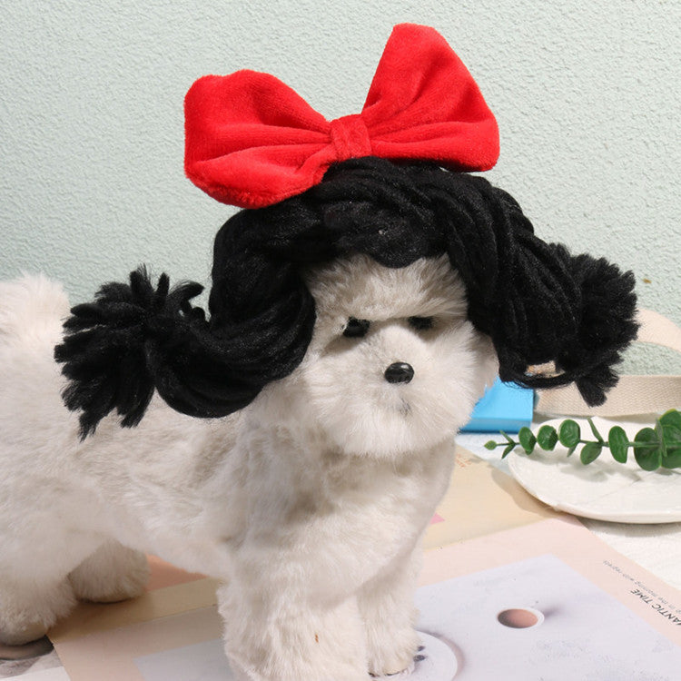 HKM-938387 Double Dough-Twist Style Cat Headgear - Handmade Plaits in Various Colors