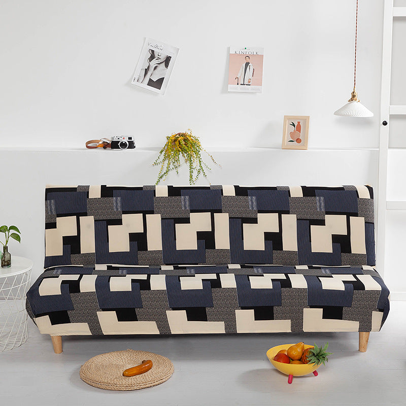 KTX-938515 Stretch Folding Sofa Slipcover with Various Pattern Options - Modern Dust Cover for Comfortable Living Spaces