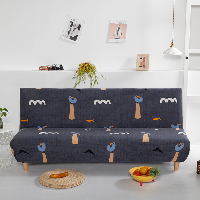 KTX-938515 Stretch Folding Sofa Slipcover with Various Pattern Options - Modern Dust Cover for Comfortable Living Spaces