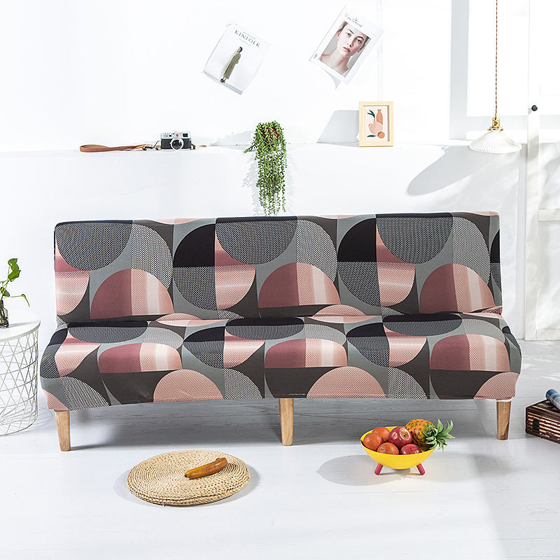 KTX-938515 Stretch Folding Sofa Slipcover with Various Pattern Options - Modern Dust Cover for Comfortable Living Spaces