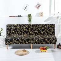 HKM-938515 Stretch Folding Sofa Slipcover with Various Pattern Options - Modern Dust Cover for Comfortable Living Spaces