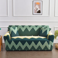 HKM-938771 All-Inclusive Stretch Sofa Cover with Plant and Flower Pattern