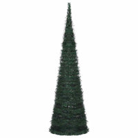 HKM-938835 Artificial Christmas Tree with Warm White Lights - 150 cm, USB-Powered, Reusable Décor