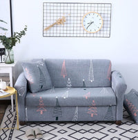 HKM-939091 Elastic Polyester Sofa Cover for Three-Seat Sofas (190-230cm)