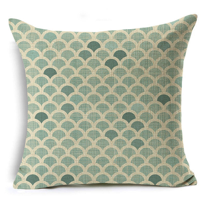 HKM-939155 Linen Peach Skin Pillowcase - Ultra Soft Cushion Cover, 45x45cm, Versatile for Any Space