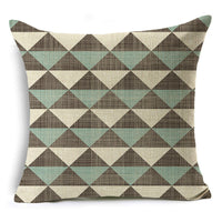 HKM-939155 Linen Peach Skin Pillowcase - Ultra Soft Cushion Cover, 45x45cm, Versatile for Any Space