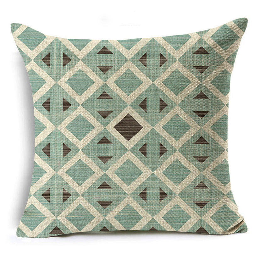 HKM-939155 Linen Peach Skin Pillowcase - Ultra Soft Cushion Cover, 45x45cm, Versatile for Any Space