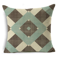 HKM-939155 Linen Peach Skin Pillowcase - Ultra Soft Cushion Cover, 45x45cm, Versatile for Any Space