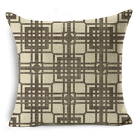 HKM-939155 Linen Peach Skin Pillowcase - Ultra Soft Cushion Cover, 45x45cm, Versatile for Any Space