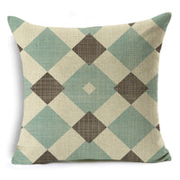 HKM-939155 Linen Peach Skin Pillowcase - Ultra Soft Cushion Cover, 45x45cm, Versatile for Any Space