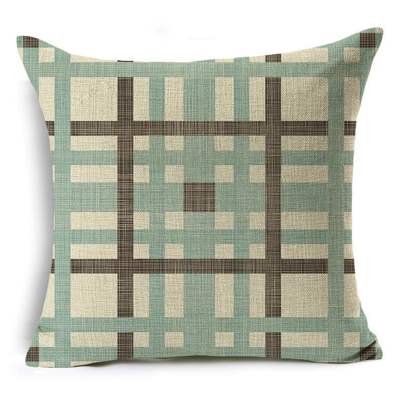 HKM-939155 Linen Peach Skin Pillowcase - Ultra Soft Cushion Cover, 45x45cm, Versatile for Any Space
