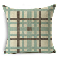 HKM-939155 Linen Peach Skin Pillowcase - Ultra Soft Cushion Cover, 45x45cm, Versatile for Any Space
