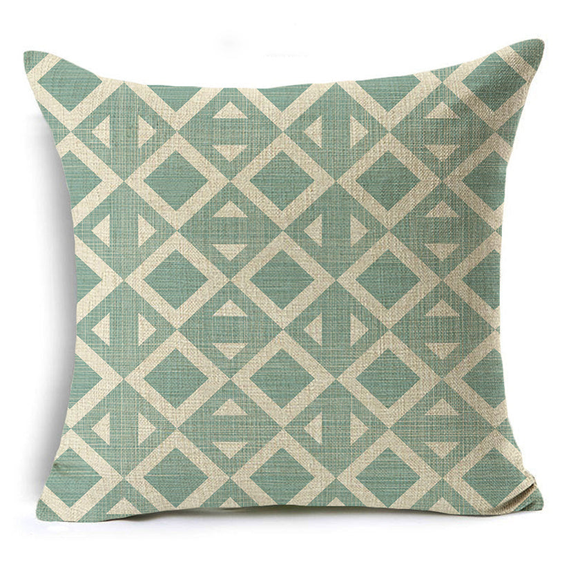 HKM-939155 Linen Peach Skin Pillowcase - Ultra Soft Cushion Cover, 45x45cm, Versatile for Any Space
