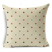 HKM-939155 Linen Peach Skin Pillowcase - Ultra Soft Cushion Cover, 45x45cm, Versatile for Any Space