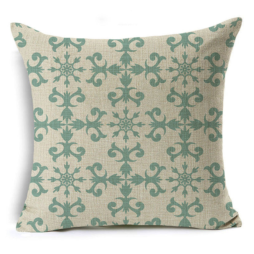 HKM-939155 Linen Peach Skin Pillowcase - Ultra Soft Cushion Cover, 45x45cm, Versatile for Any Space