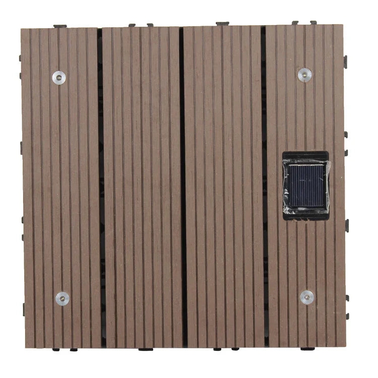 KTX-939219 DIY Interlocking WPC Decking Tiles for Garden and Outdoor Flooring