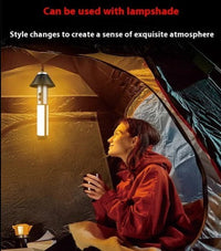 HKM-939219 Rechargeable Multifunctional Camping Lantern with 54 LEDs, Telescopic Pole, and Adjustable Brightness