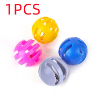 HKM-939475 Pet Cat Toy Color Plastic Bell Ball