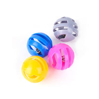 HKM-939475 Pet Cat Toy Color Plastic Bell Ball