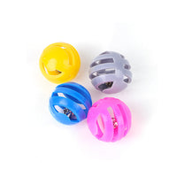 HKM-939475 Pet Cat Toy Color Plastic Bell Ball